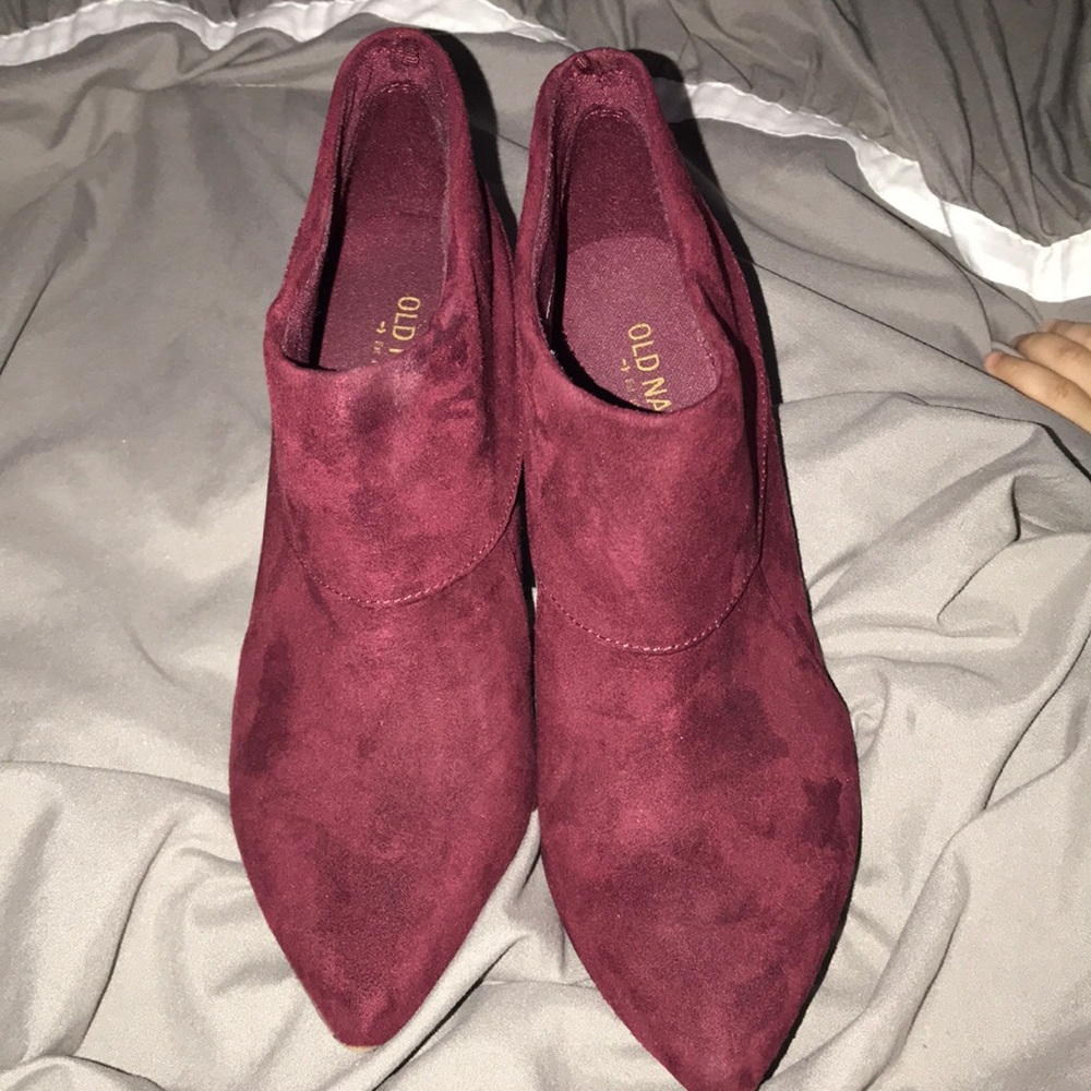 Red Ankle Booties